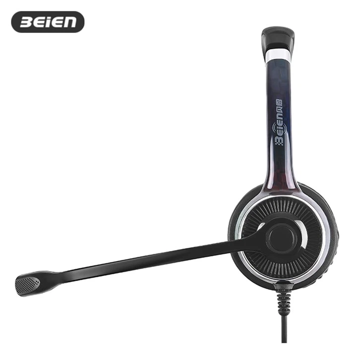 Mono Noise Canceling Wired Headset With Mic