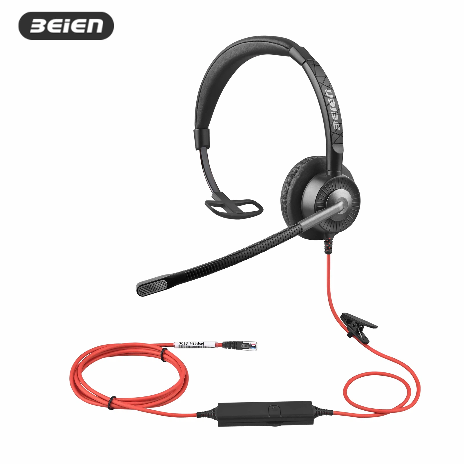 Single Ear ENC Call Center Headset Single Ear ENC Call Center Headset