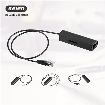 کال سینٹر ہیڈسیٹ آر جے کیبل ہیڈسیٹس لوازمات